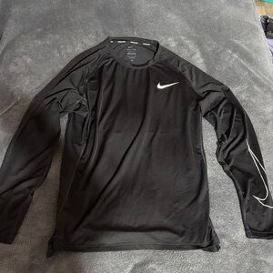 Nike Black Performance Long Sleeve Top